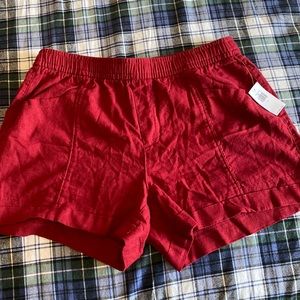 Old Navy | High Waisted Linen Blend Shorts